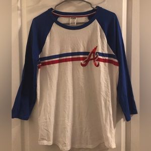 PINK VS Atlanta Braves T shirt size large